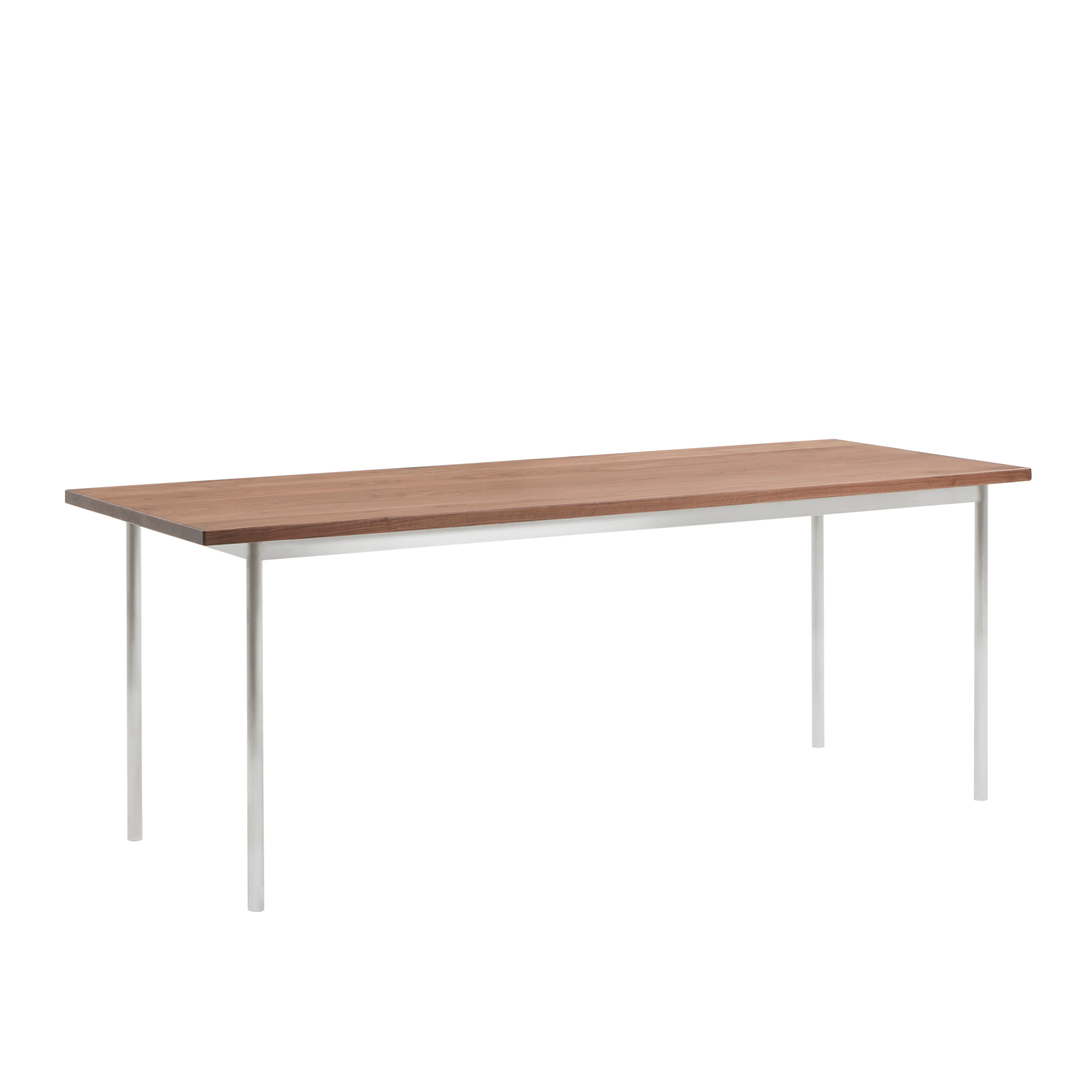(주)도이치[4주 주문제작] DOICH AB20 TABLE | 도이치 테이블  AB20 스테인레스 다리 | 월넛, 오크 상판 32mm