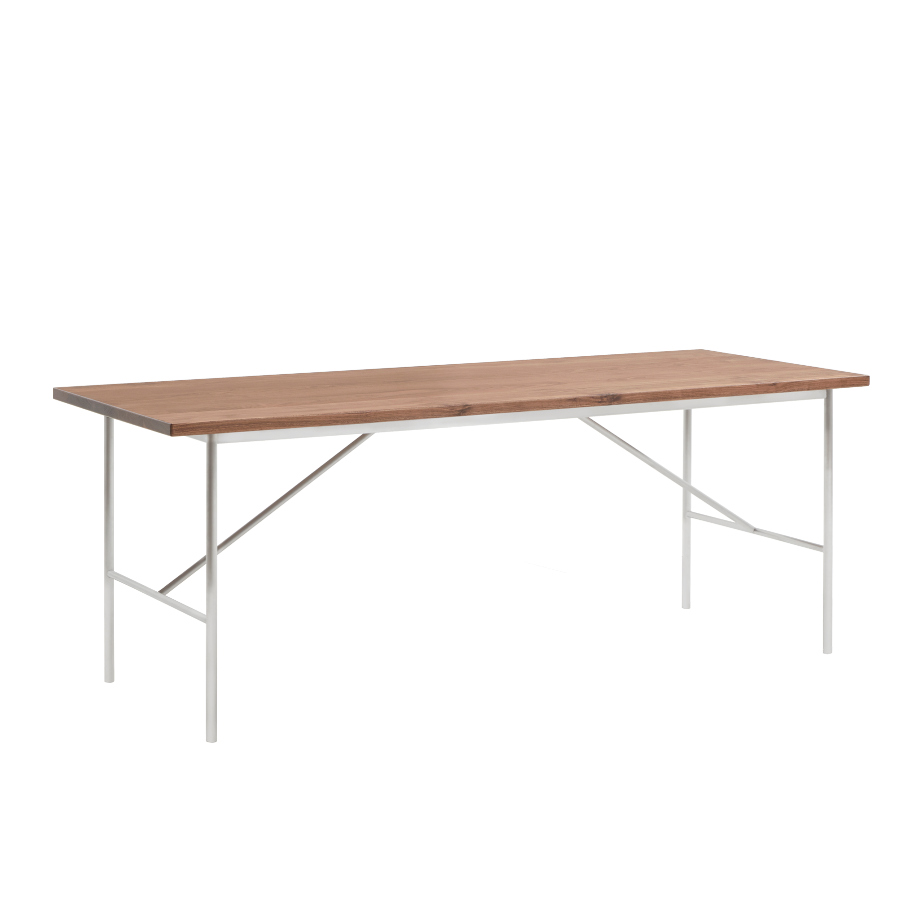 (주)도이치[4주 주문제작] DOICH SC55 TABLE | 도이치 테이블 SC55 스테인레스 다리 월넛, 오크 상판 32mm