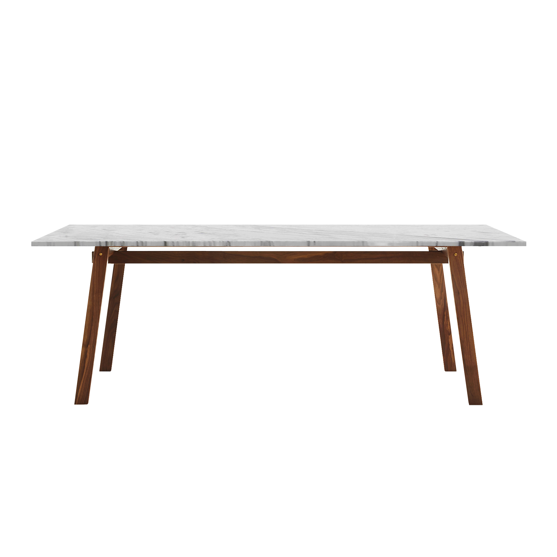 (주)도이치DOICH SC83 WALNUT TABLE | SC83 스웨디시 케인 대리석 케인 월넛 테이블 | 이탈리아 비앙코카라라 천연대리석 상판 18mm | 160~220cm